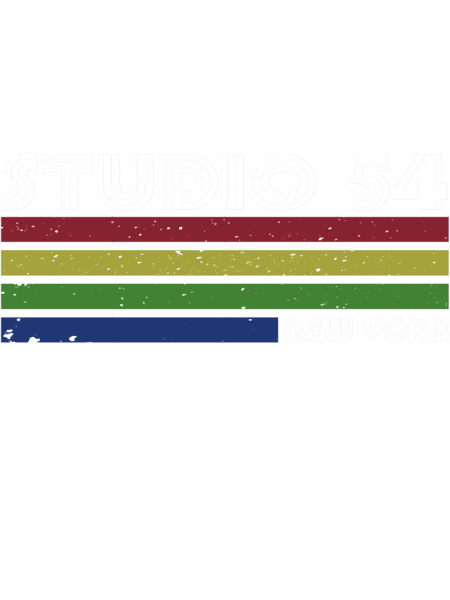 Studio 54 - New York - Retro Stripes Vintage Distressed.png