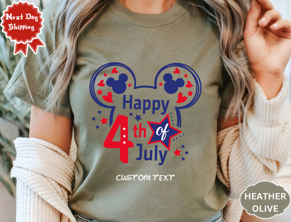 Happy 4th Of July America shirt, Disney 4th Of July Shirts, Independence Day Family Tee,4th Of July Mickey Minnie Shirt, Disney Matching Tee.jpg