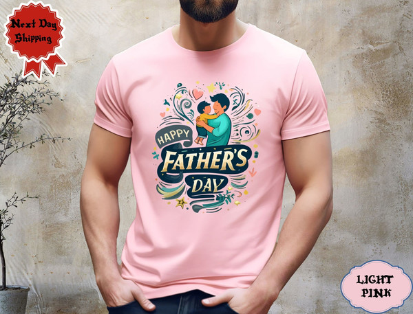 Happy Father's Day T-Shirt, Father's Day Shirt, Gift for Father, Cute Dad Shirt, Father's Day Gift Shirt, Daddy Gift Shirt.jpg