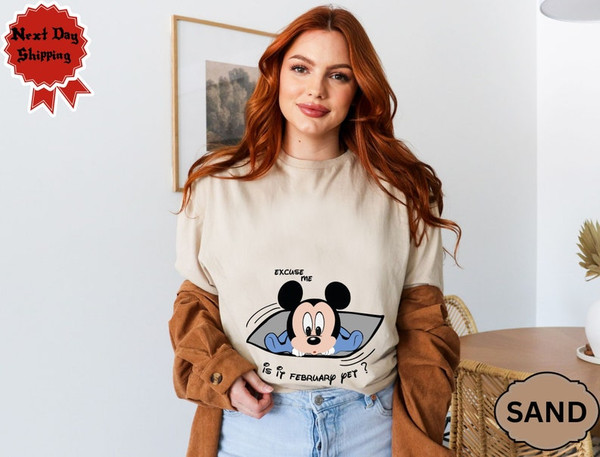 Excuse me Is It August Yet Shirt, Pregnancy Announcement Shirt, Minnie Pregnancy T-shirt, mickey Girl Announcement T-shirt pregnancy shirt1.jpg