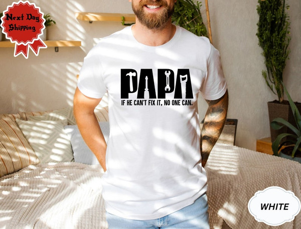 Funny Papa Birthday Shirt,Fixer of Things Shirt,Papa Tools Shirt,Papa Shirt,Papa can fix it tool box Shirt,Father's Day Shirt,Gift for Papa1.jpg