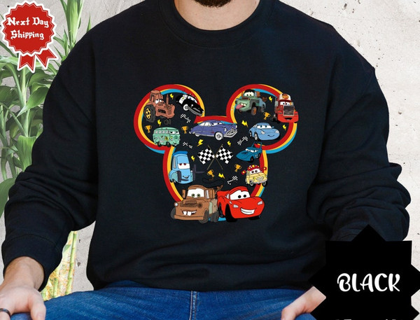 Mickey Head Disney Cars Shirt, Lightening McQueen Shirt, Kids Disney Shirt, Cars McQueen and Friends Shirt Tow Mater Shirt1.jpg