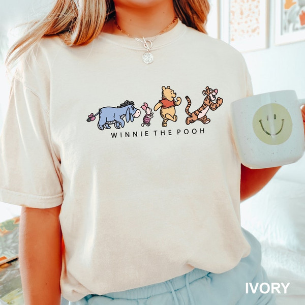 Disney Winnie The Pooh and Friends Shirt, Comfort Colors Disney Shirt, Disney Family Shirt, Disney Pooh Shirt1.jpg