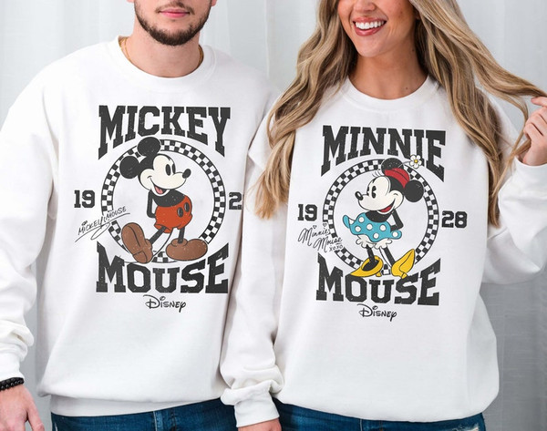 Retro Disney Couple Mickey Minnie Mouse Shirt, Walt Disney World T-shirt, Classic Mickey Minnie 1028, Wdw Magic Kingdom, Disneyland Vacation2.jpg