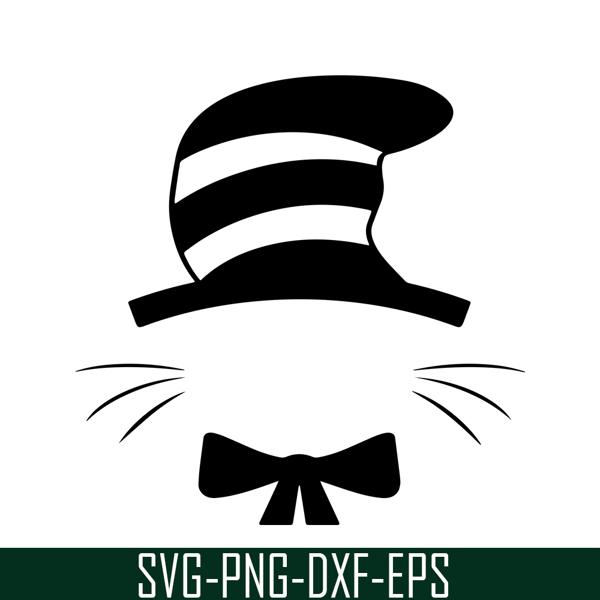 DS105122308-Black Cat With Hat Monogram SVG, Dr Seuss SVG, Cat in the Hat SVG DS105122308.png