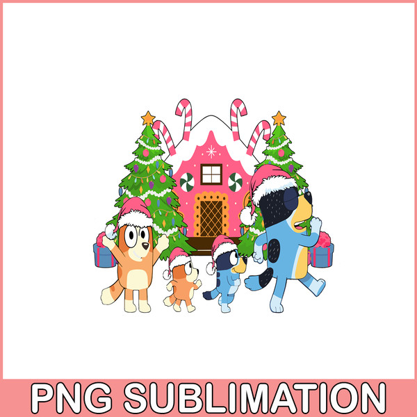 CRM13112317-Bluey And Candy House PNG, Christmas Tree PNG, Bluey And Santa Claus PNG.png