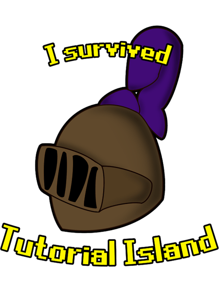 I Survived Tutorial Island Meme OSRS Old School 2007 Funny Gift.png