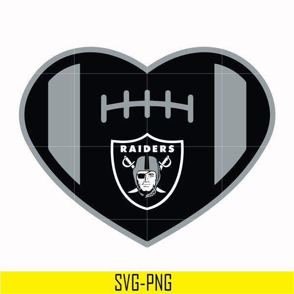 NFL18102010L-Las Vegas Raiders heart svg, Raiders heart svg, Nfl svg, png, dxf, eps digital file NFL18102010L.jpg