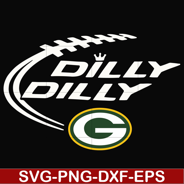 NFL0000155-Green Bay Packers dilly dilly, svg, png, dxf, eps file NFL0000155.jpg