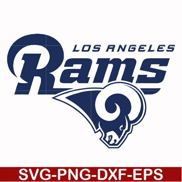 NFL000016-Los Angeles Rams, svg, png, dxf, eps file NFL000016.jpg