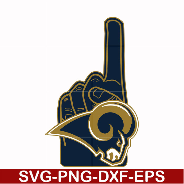 NFL000018-Los Angeles Rams, svg, png, dxf, eps file NFL000018.jpg