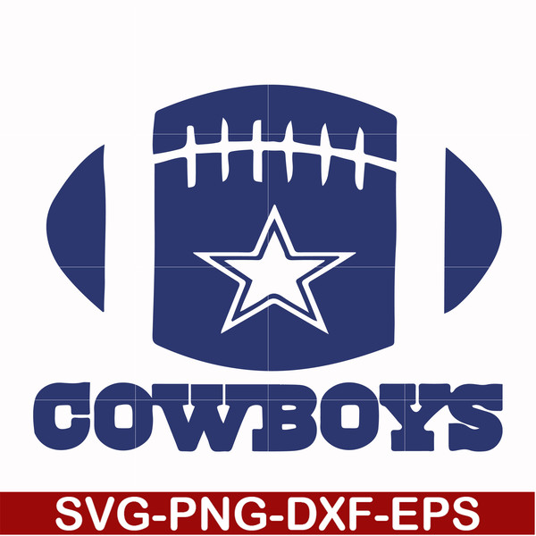 NFL0000198-Cowboys ball, svg, png, dxf, eps file NFL0000198.jpg
