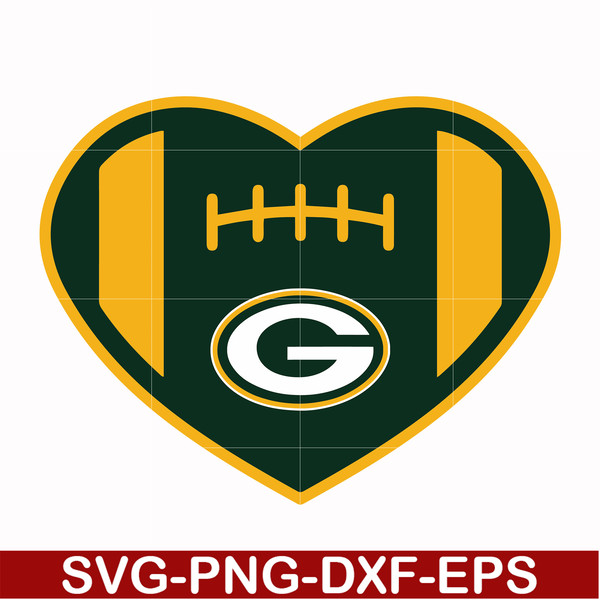 NFL02102020L-Green Bay Packers heart svg, Packers heart svg, Nfl svg, png, dxf, eps digital file NFL02102020L.jpg