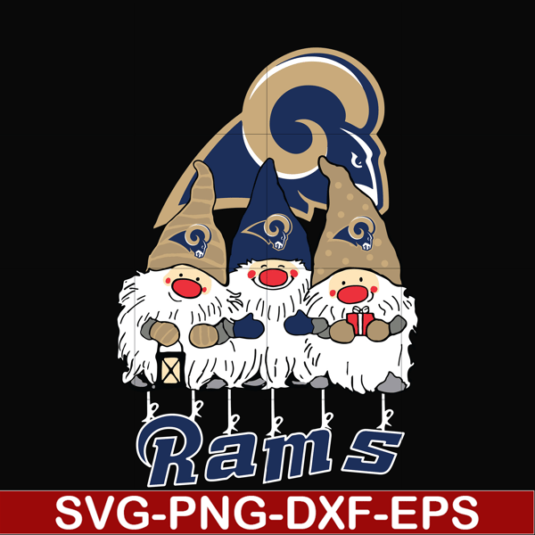 NNFL0307016-Gnomes St. Louis Rams svg, Gnomes svg, Rams svg, png, dxf, eps digital file NNFL0307016.jpg