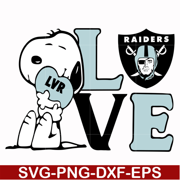 TD16-snoopy love Las Vegas Raiders svg, png, dxf, eps digital file TD16.jpg