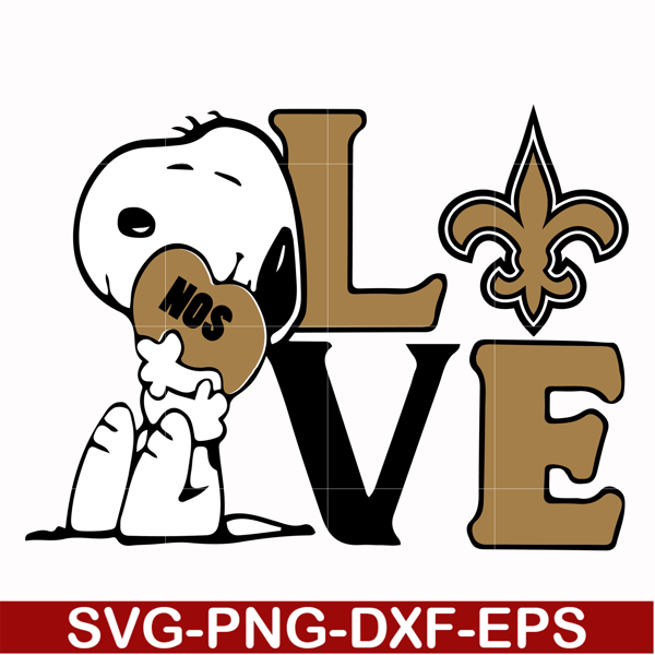TD21-Snoopy love New Orleans Saints svg, png, dxf, eps digital file TD21.jpg
