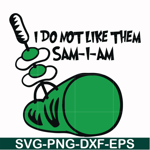 DR000123-I do not like them sam-I-am svg, png, dxf, eps file DR000123.jpg