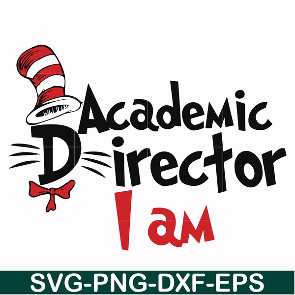 DR000133-Academic director I am svg, png, dxf, eps file DR000133.jpg