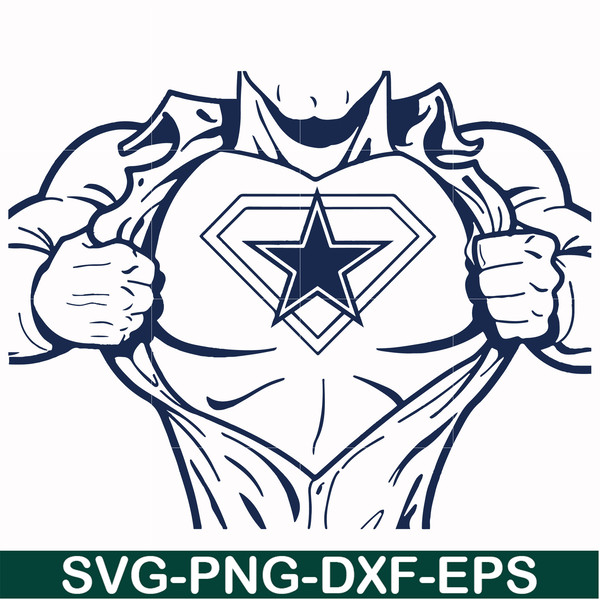 NFL0000192-Cowboys superman, svg, png, dxf, eps file NFL0000192.jpg