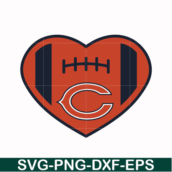 NFL111034T-Chicago Bears heart svg, Chicago Bears svg, Bears svg, Sport svg, Nfl svg, png, dxf, eps digital file NFL111034T.jpg