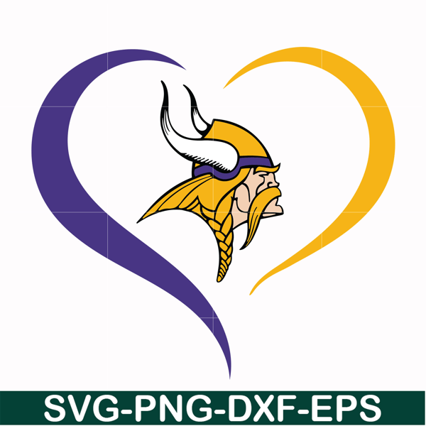 NFL23102016L-Minnesota Vikings heart svg, Vikings heart svg, Nfl svg, png, dxf, eps digital file NFL23102016L.jpg