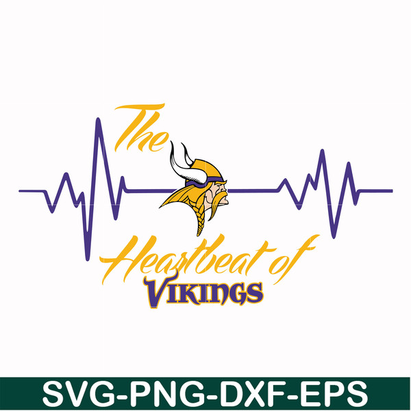 NFL2310201L-The heartbeat ofvikings svg, Minnesota Vikings svg, Vikings svg, Nfl svg, png, dxf, eps digital file NFL2310201L.jpg