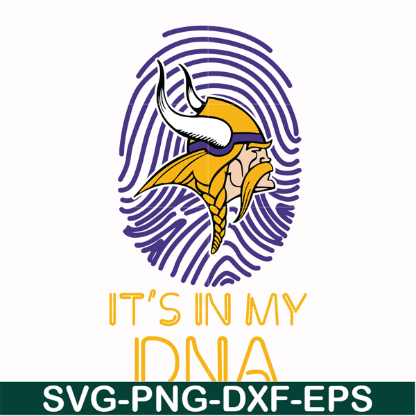 NFL23102032L-It's in my DNA vikings svg, Minnesota Vikings heart svg, Vikings heart svg, Nfl svg, png, dxf, eps digital file NFL23102032L.jpg