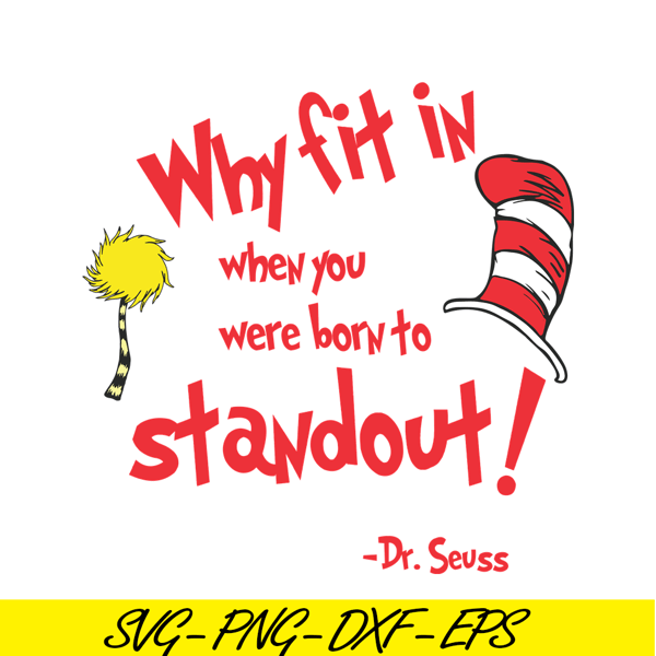 Fit In SVG, Dr Seuss SVG, Dr Seuss Quotes SVG DS1051223137 - Inspire Uplift