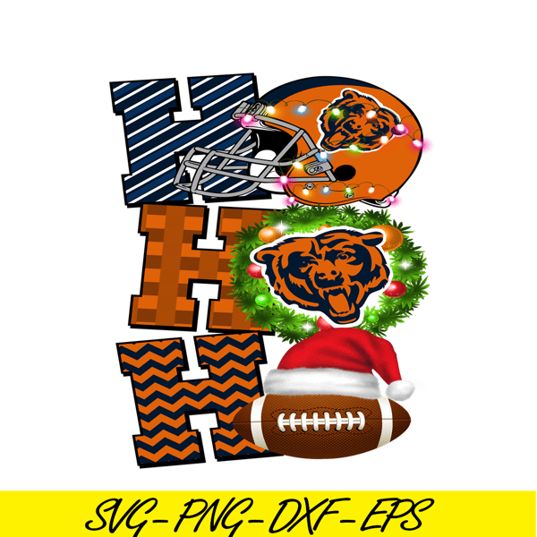 NFL24112366-Hohoho Bears PNG, Christmas NFL Team PNG, National Football League PNG.png