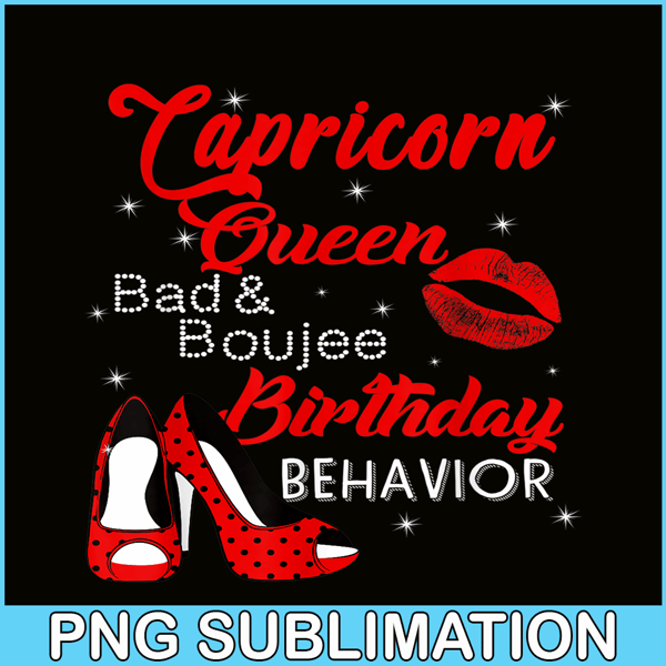 CPB28102324-Capricorn Queen PNG Bad Scorpio PNG Capricorn Birthday Behavior PNG.png