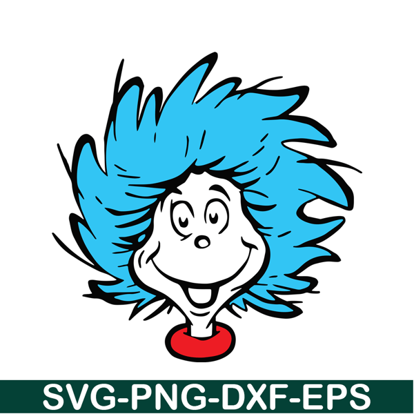 DS104122337-Thing 1 Character SVG, Dr Seuss SVG, Cat in the Hat SVG DS104122337.png