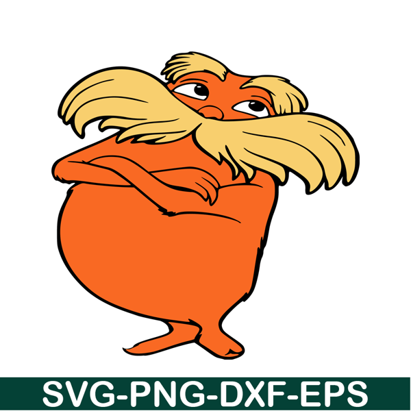 DS105122314-Lorax Character SVG, Dr Seuss SVG, Dr. Seuss' the Lorax SVG DS105122314.png