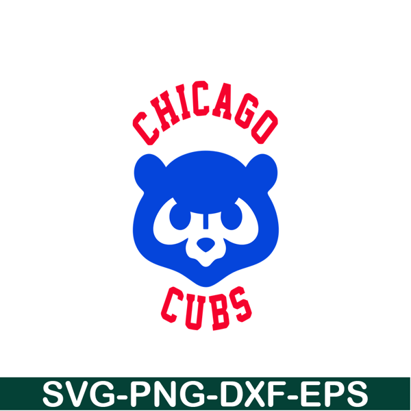 MLB01122302-The Iconic Bear Of Chicago Cubs SVG PNG DXF EPS AI, Major League Baseball SVG, MLB Lovers SVG MLB01122302.png