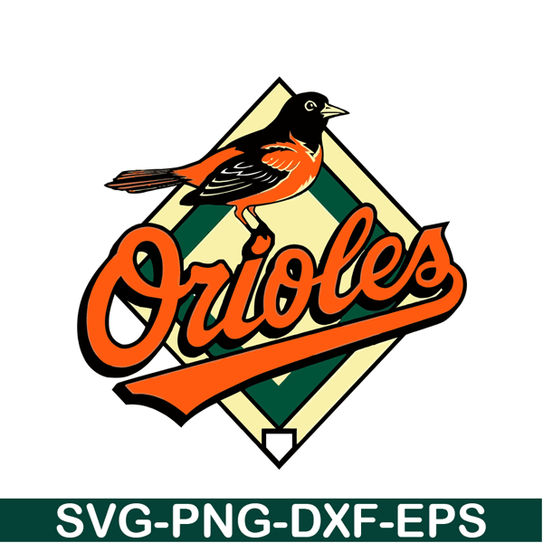 MLB30112333-Orioles Diamond Shaped Logo SVG PNG DXF EPS AI, Major League Baseball SVG, MLB Lovers SVG MLB30112333.png