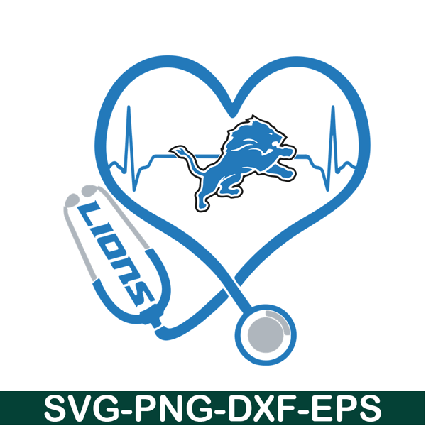 NFL125112355-Lions Stethoscope SVG PNG EPS, US Football SVG, National Football League SVG.png