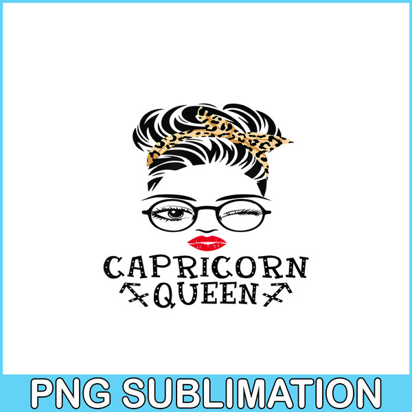 CPB28102332-Capricorn Queen PNG Woman Face Wink Eyes PNG Lady Face PNG.png