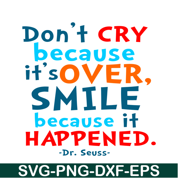 DS105122373-Smile Because It Happened SVG, Dr Seuss SVG, Dr Seuss Quotes SVG DS105122373.png