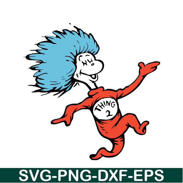DS104122333-Happy Thing 2 SVG, Dr Seuss SVG, Cat in the Hat SVG DS104122333.png