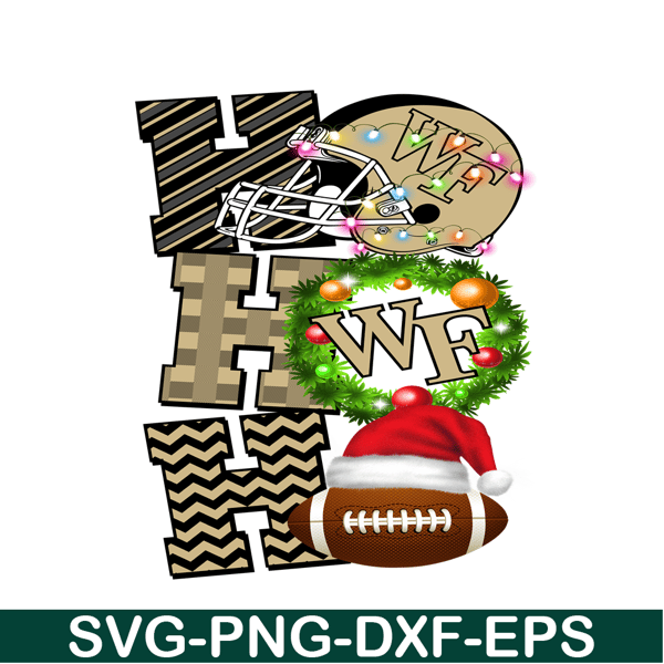 NFL23112391-Wake Forest Demon Deacons PNG Merry Christmas Football PNG NFL PNG.png