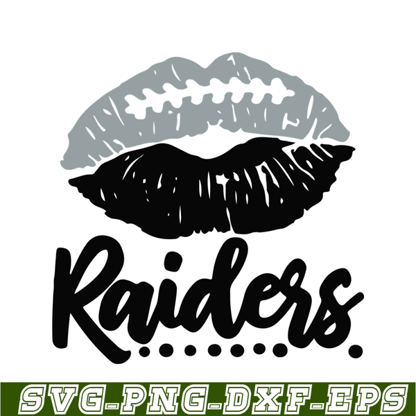 NFL2291123136-Raiders The Kiss SVG PNG DXF EPS, Football Team SVG, NFL Lovers SVG NFL2291123136.png