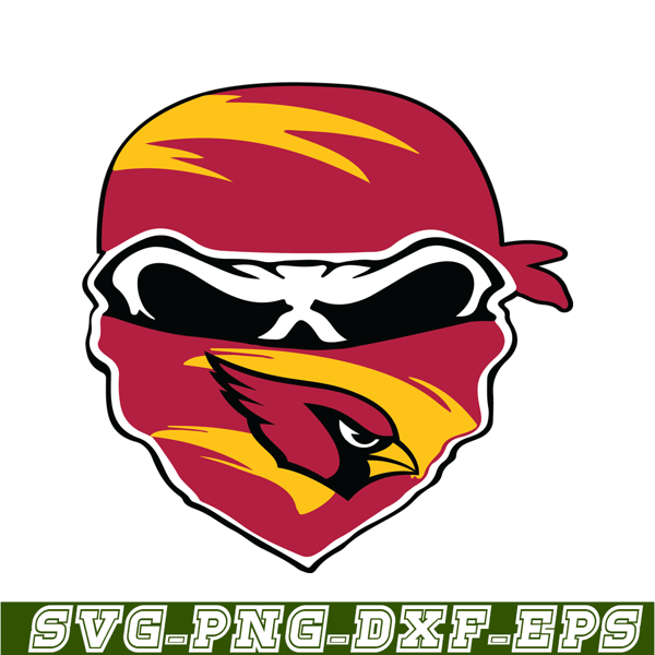 NFL2291123140-Arizona Cardinals Masked Skull PNG, Football Team PNG, NFL Lovers PNG NFL2291123140.png