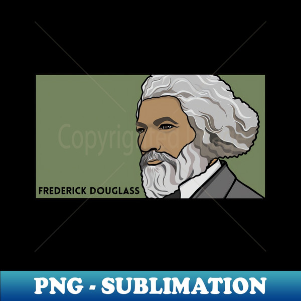 HJ-11104_Frederick Douglass Portrait Profile on Green 5453.jpg