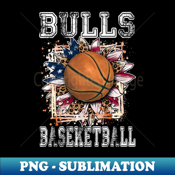 EM-1849_American Flag Personalized Bulls Proud Name Basketball 5419.jpg