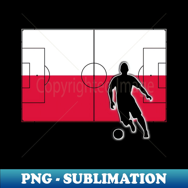 World Cup Poland Football Flag 2022 - Decorative Sublimation PNG File - Unleash Your Creativity