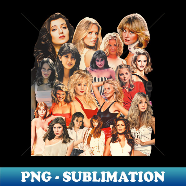 Ladies of the 80s - PNG Sublimation Digital Download