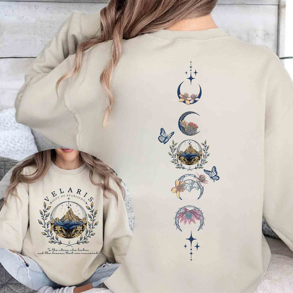 ACOTAR Velaris 2 Sided Sweatshirt, Velaris City Of Starlight Sweathirt, ACOTAR Shirt, The Night Court Shirt, Velaris Sweatshirt, Bookish 2.jpg