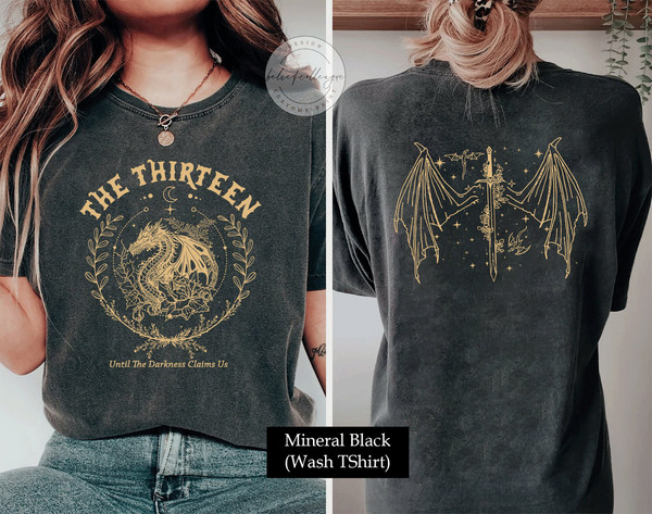 The Thirteen Shirt, From Now Until the Darkness Claims Us, Sarah J Maas, Throne of Glass Tee, Bookish Shirt.jpg