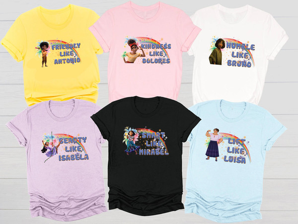 Encanto Family Matching Shirt, The Madrigal Family, Encanto Characters, Encanto Group Matching, Encanto Birthday Shirt, Disney Encanto Shirt.jpg