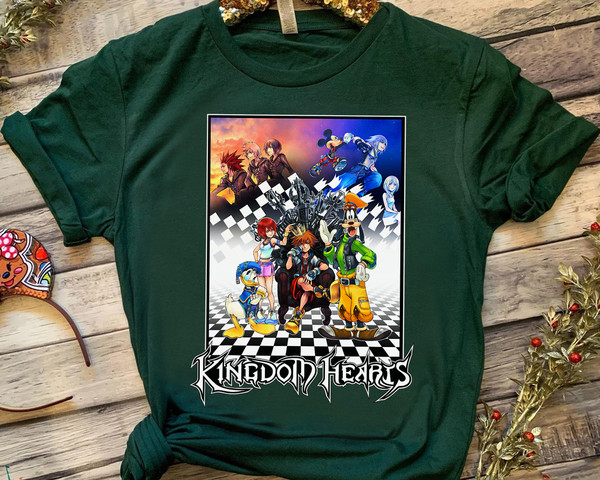 Disney Kingdom Hearts Throne Donald and Goofy Shirt, Magic Kingdom Holiday Trip Unisex T-shirt Family Birthday Gift Adult Kid Toddler Tee.jpg