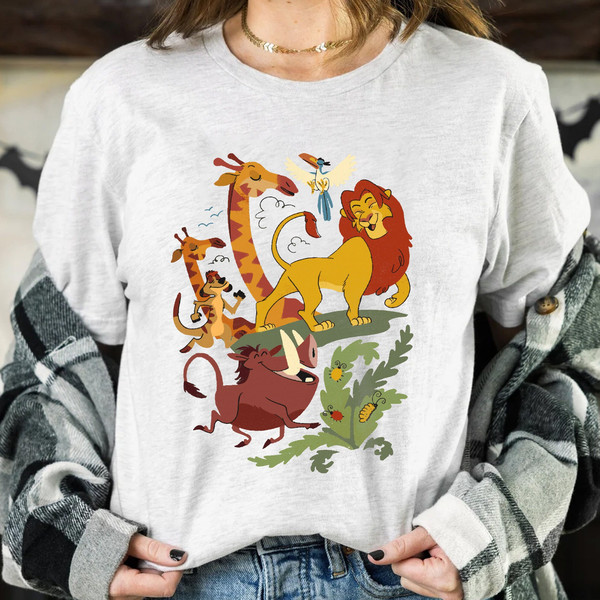 Disney The Lion King Simba Timon Pumbaa and Friends Retro Shirt, Magic Kingdom WDW Unisex T-shirt Family Birthday Gift Adult Kid Toddler Tee.jpg